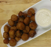 Battered Mushrooms w/ Horseradish Sauce