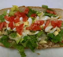Chicken Caesar Cheesesteak